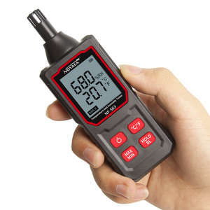 NOYAFA High Sensitivity Sensor Digital Temperature and Humidity detector NF-563 Portable Handheld Humidity Meter