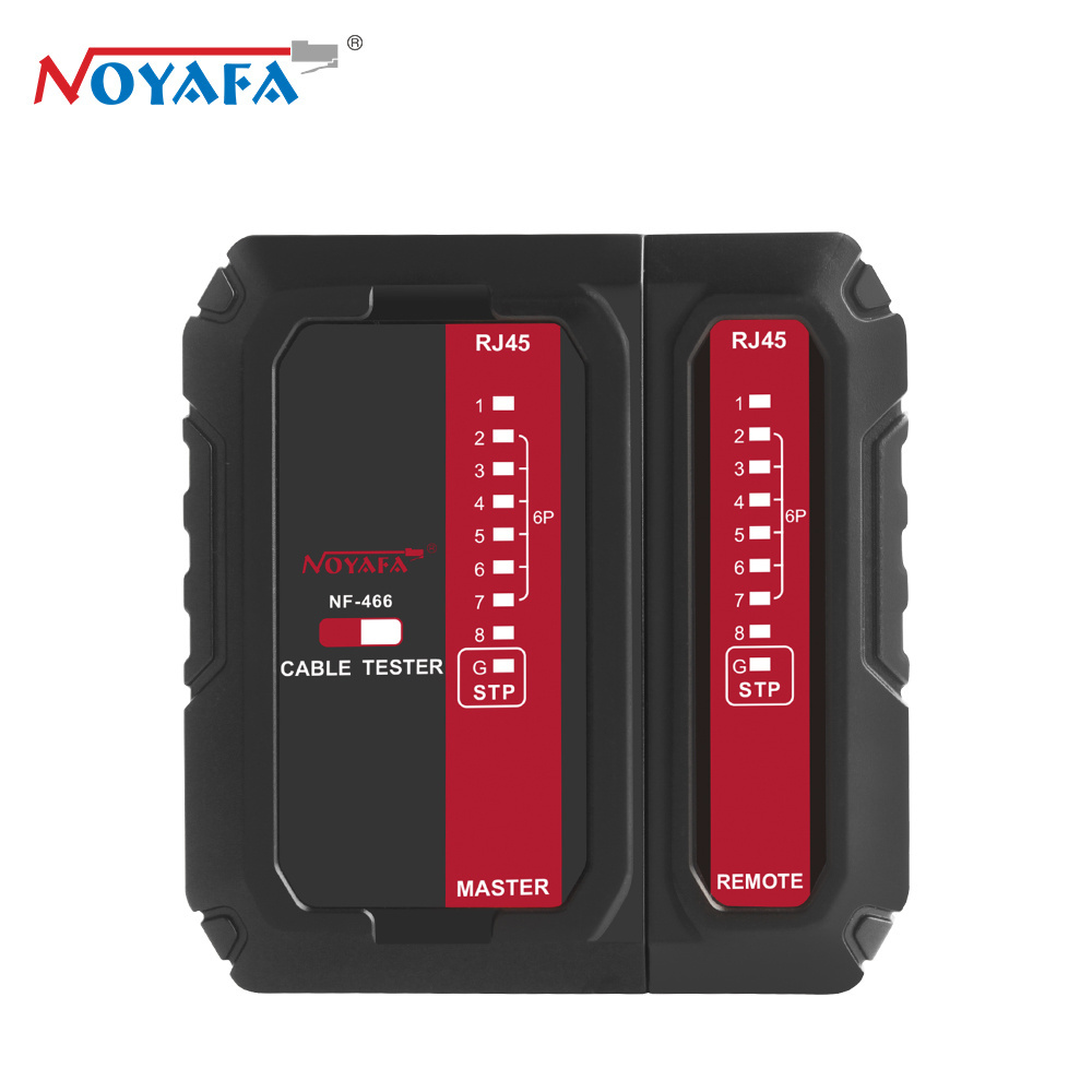 NOYAFA No switch design shielded twisted pair tester POE anti-burn protection Anti-jamming 60V ri45 network cable tester