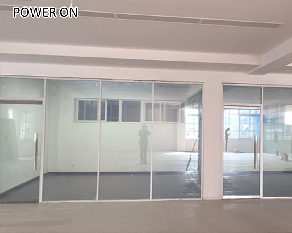 high clarity self-adhesive smart glass film for door