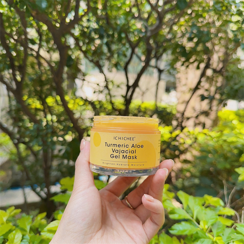 LOW MOQ Yoni cooling spa face turmeric gel mask