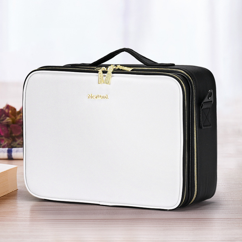 Beauty Storage Box Multilayer Suitcase For Makeup Cosmetic Organizer makeup storage case small pouch