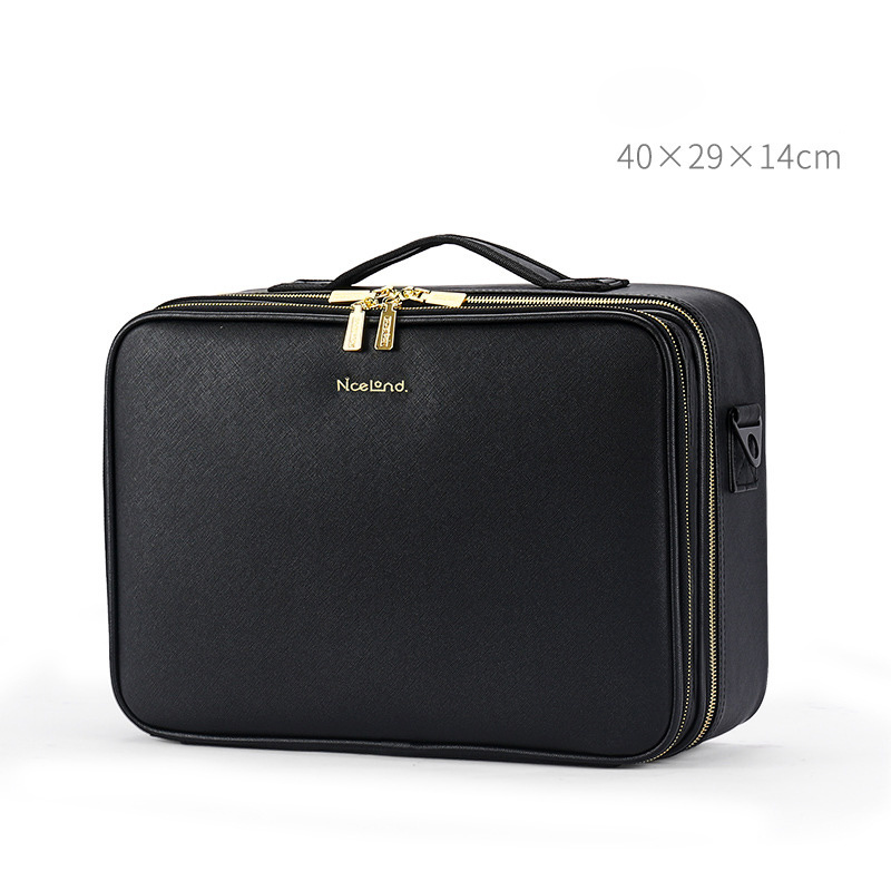 Beauty Storage Box Multilayer Suitcase For Makeup Cosmetic Organizer makeup storage case small pouch