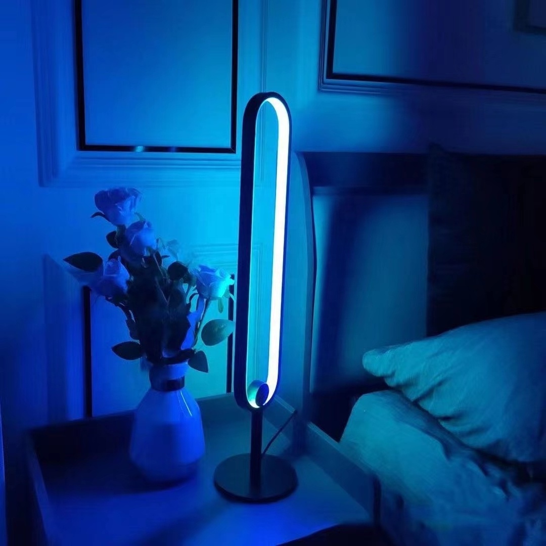 Popular remote control floor light led standing dimmable LED table lamp