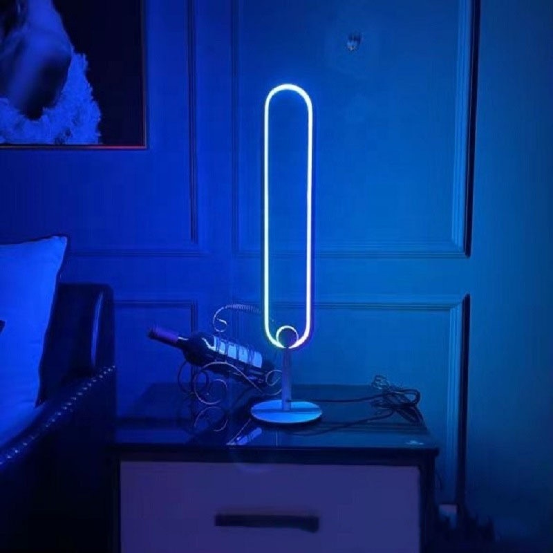 Popular remote control floor light led standing dimmable LED table lamp