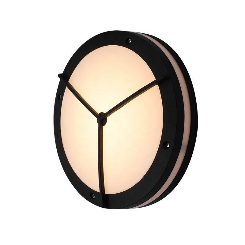 Modern Light Surface Mount IP54 Waterproof Aluminum Spotlight Black Garden Porch Sconce Lighting LED Outdoor Wall Lamp