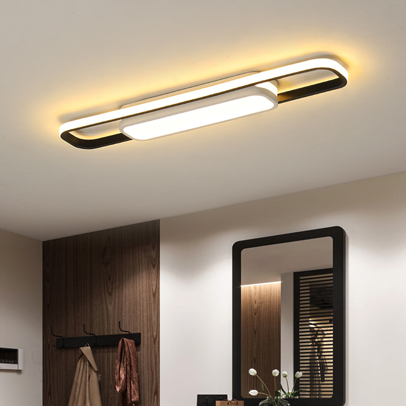 Simple Modern Flush Mount ceiling Light Rectangular led Light