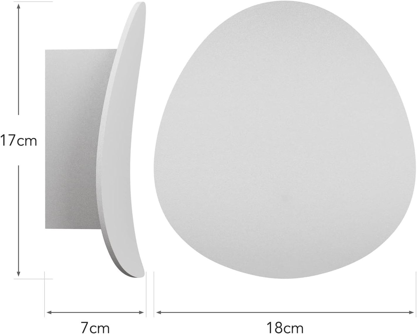 Modern Wall Light 7W Simple LED Wall Lamp Home Decor Indoor Lighting Decorative