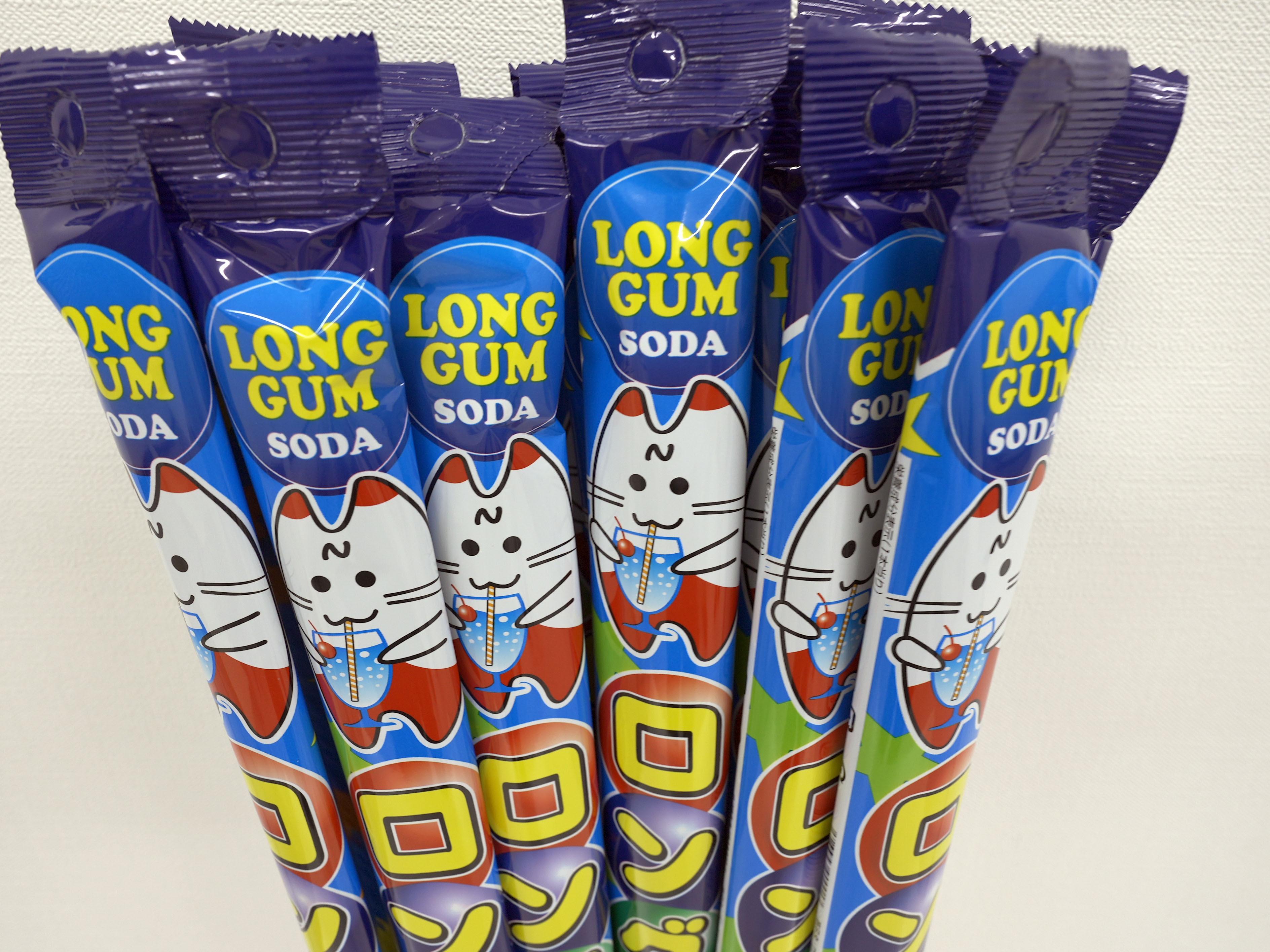 Japanese long bubble chewing gum stick perfect snack for children