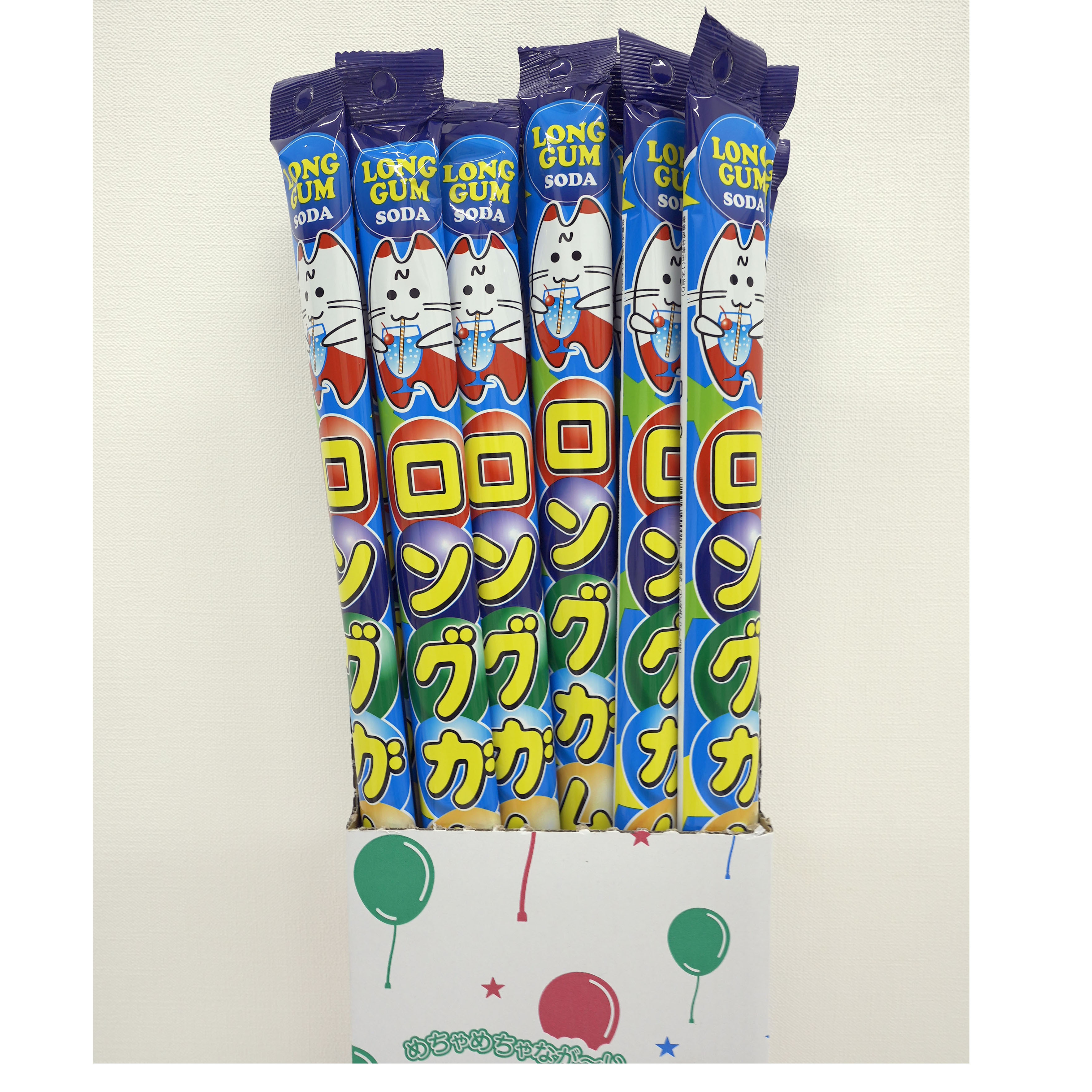 Japanese long bubble chewing gum stick perfect snack for children