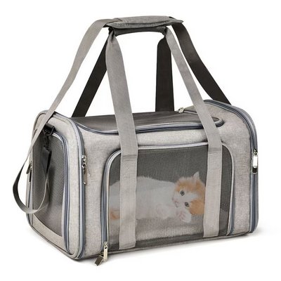 Travel Pet Carrier: Durable Soft-Sided Bag for Cats and Dogs  Portable