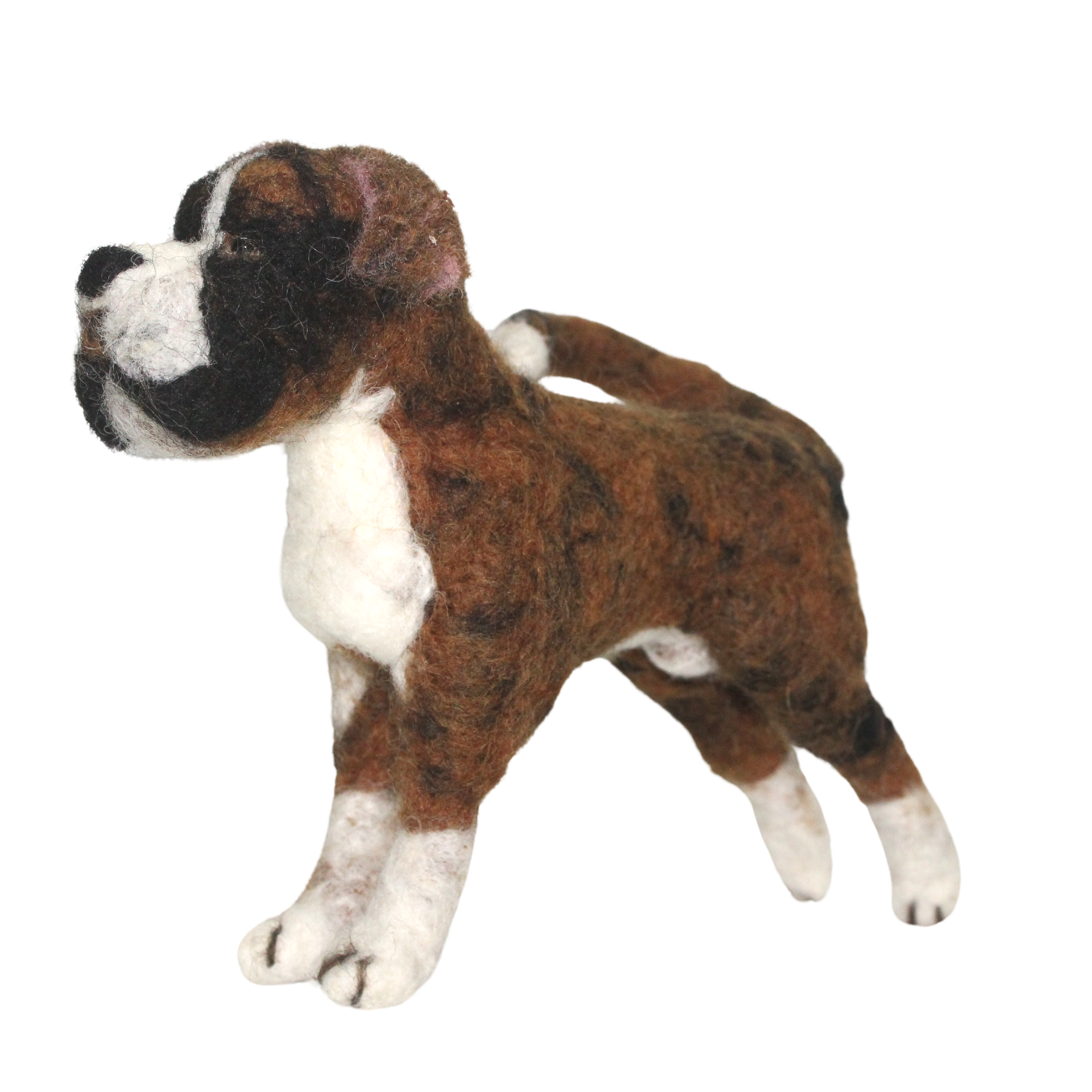 Adorable Felt Stuffed Boxer Dog Toy: Soft Plush Companion for Your Furry Friend