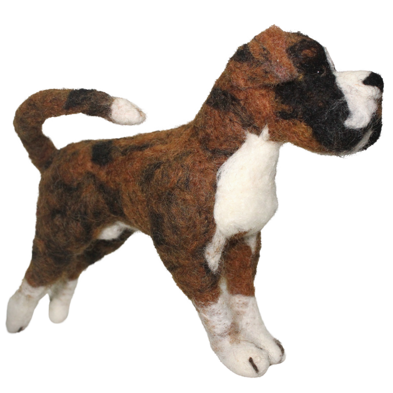 Adorable Felt Stuffed Boxer Dog Toy: Soft Plush Companion for Your Furry Friend