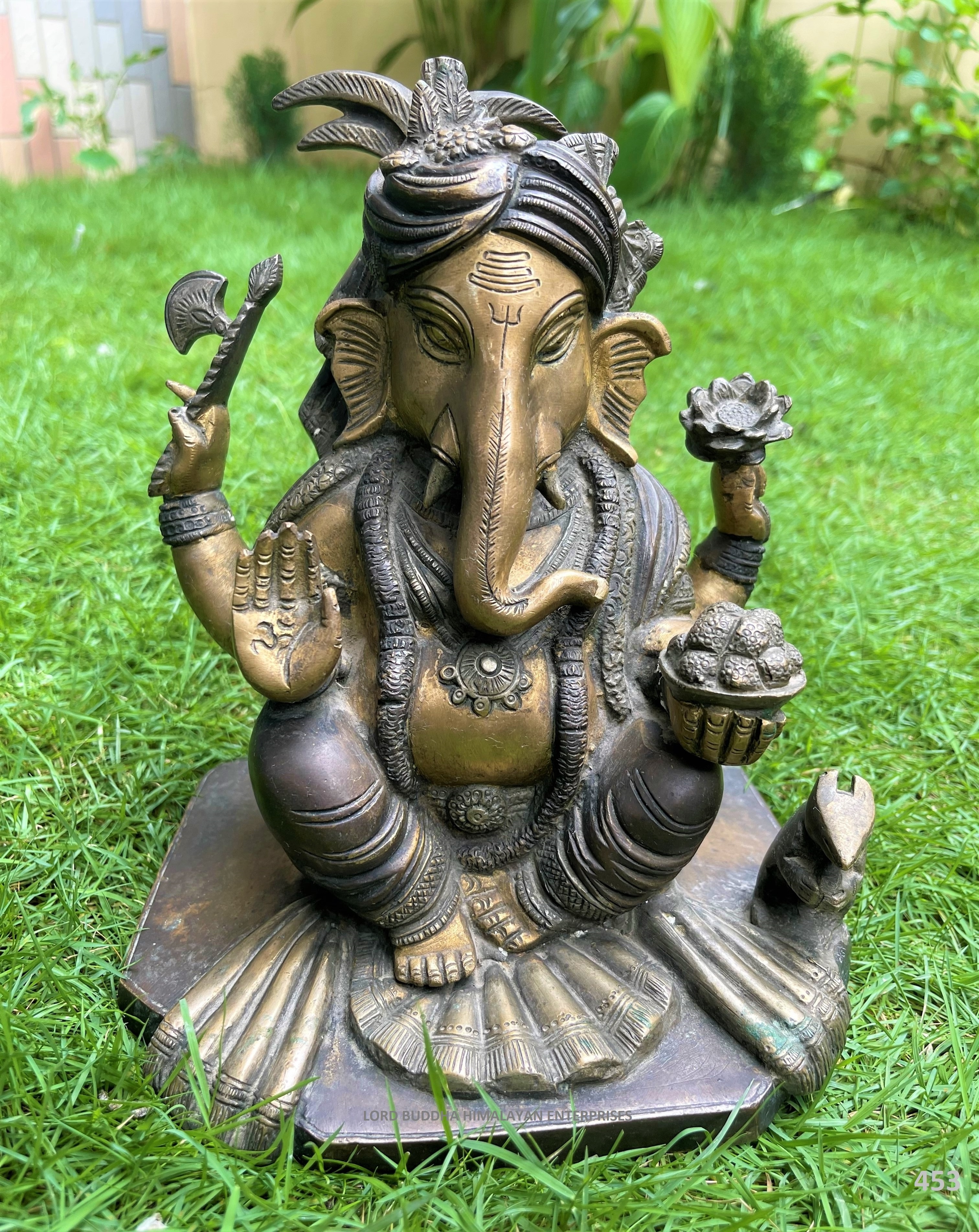 High Quality Modern Statue (Lord Ganesh) Made Of Real Brass Metal Made In Nepal