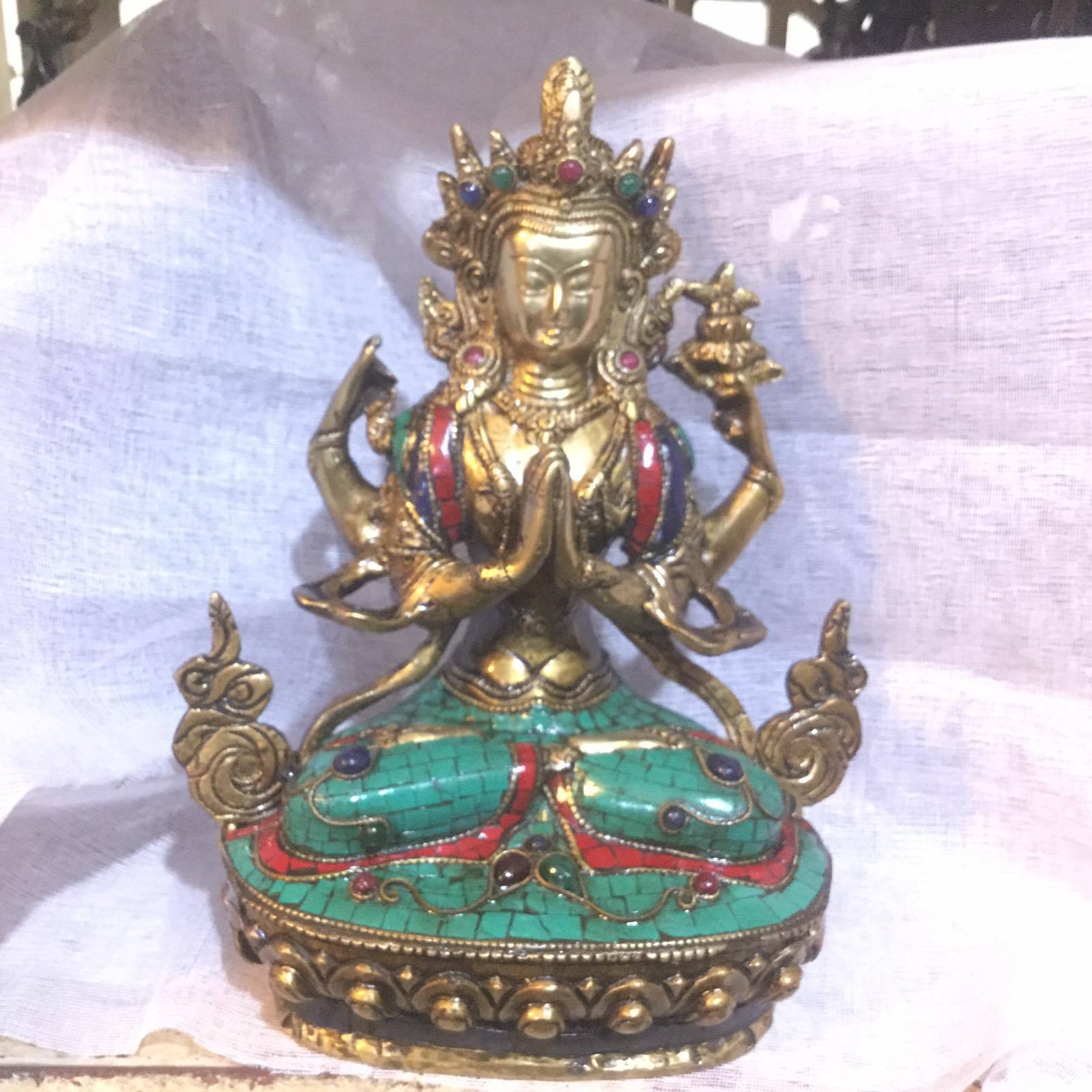 Brass Khacheri Statue -6 inches height