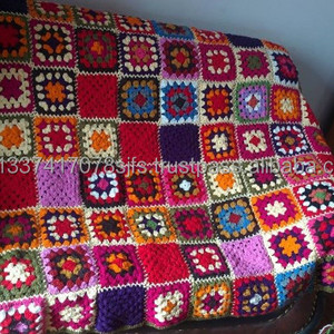 Hand Crochet Throw Blanket