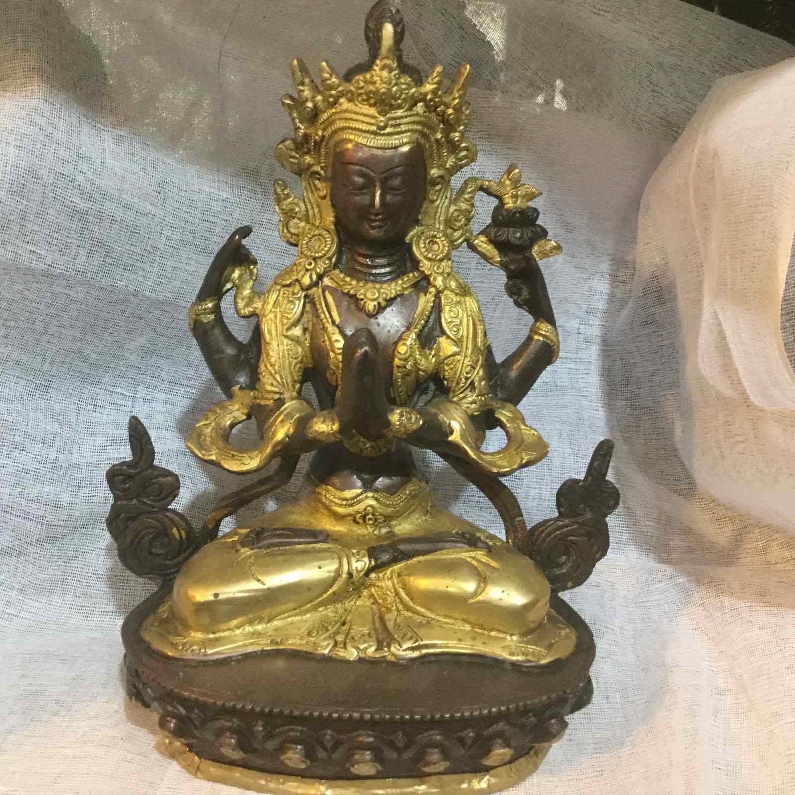 Brass Khacheri Statue -6 inches height