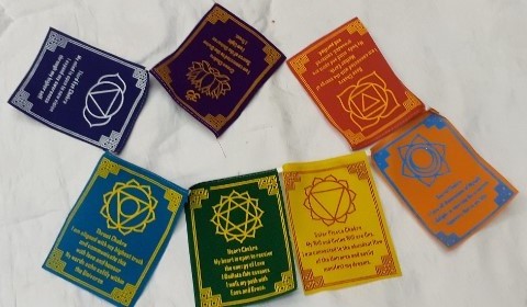 7 Chakara Prayer Flag