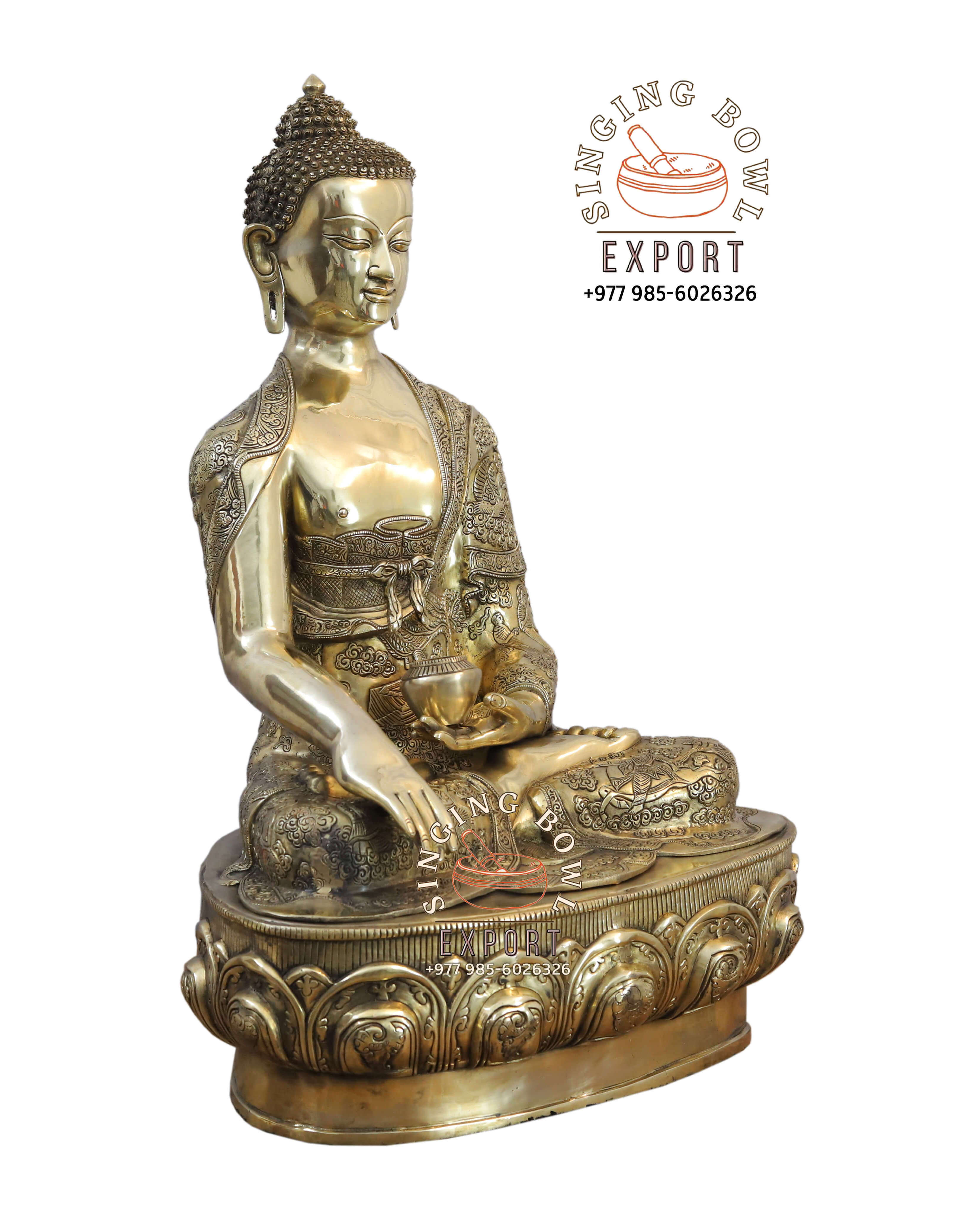 Buddha Brass Statue | Shining Buddha Statue