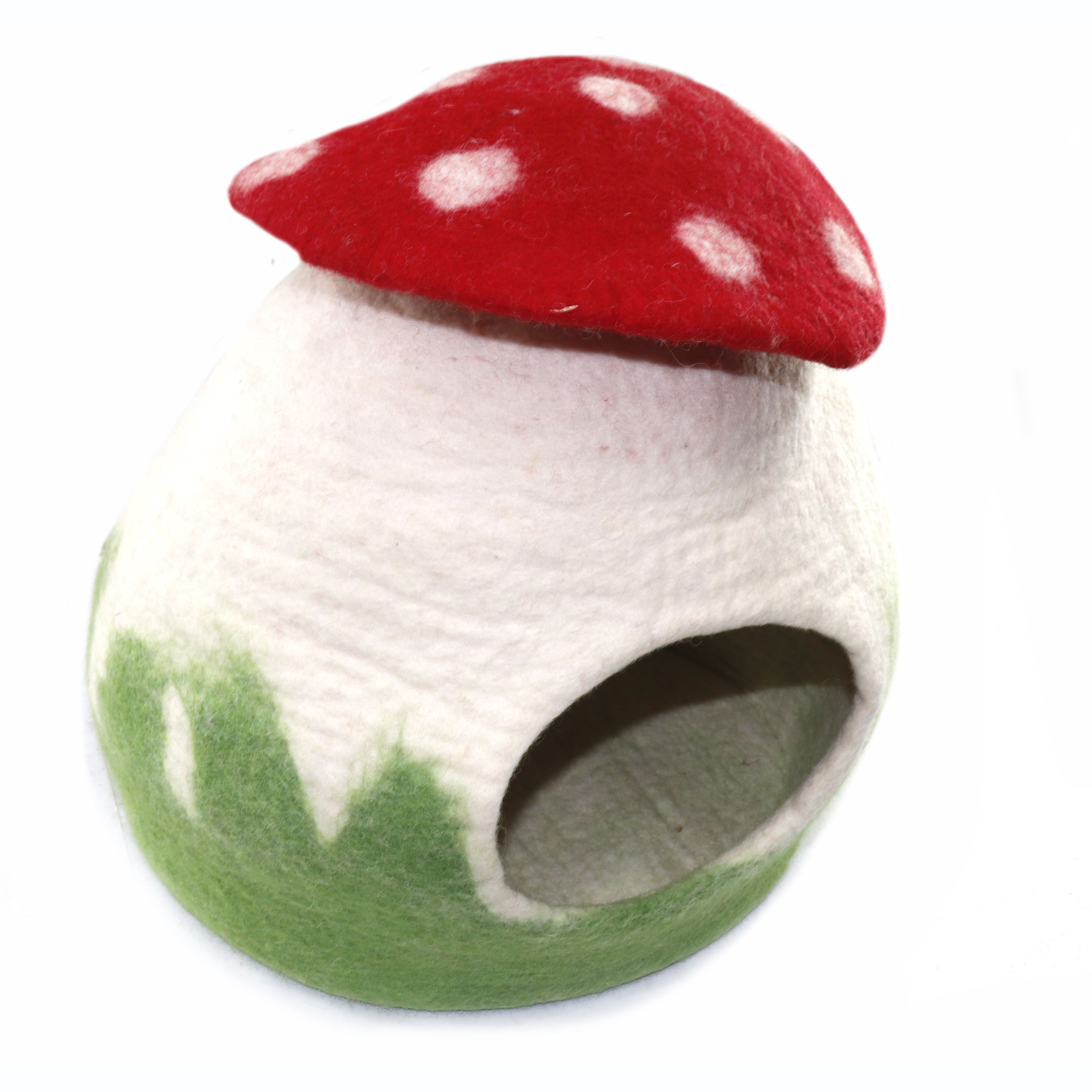 Hot Sell Premium  Portable Washable Comfortable Mushroom House Cat Beds or Caves Gift for your Cats and kittens