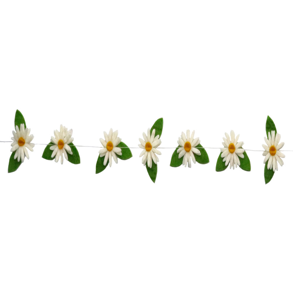 Felt Daisy Garland