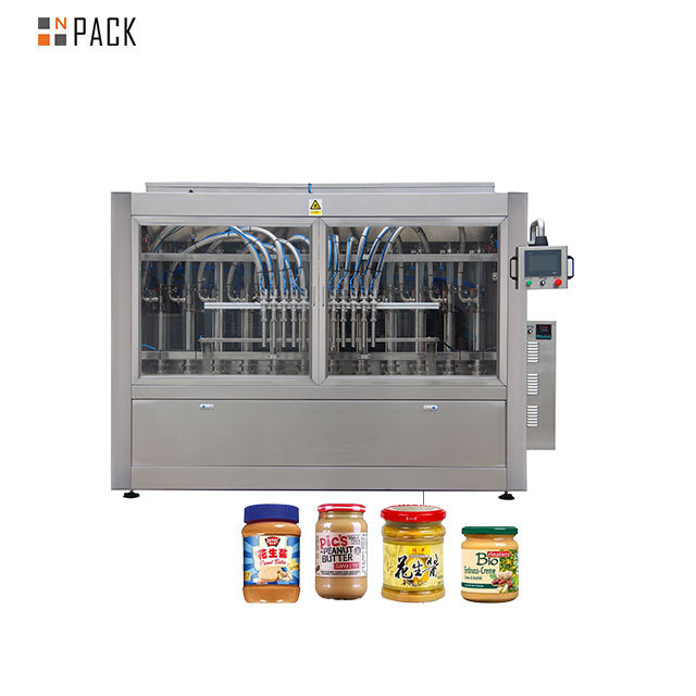 High Accuracy Piston Automatic Approved Peanut Butter Filling Machine