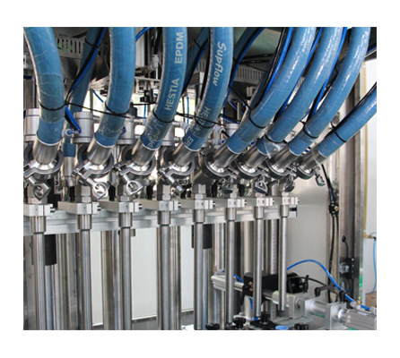 Npack Linear Type Piston Full Automatic Edible/Olive/Plant Oil Bottle Filling Machine with U-type tank