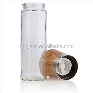 glass salt pepper grinder household mamual chili pepper grinder mill with ceramic cuttery glass jar