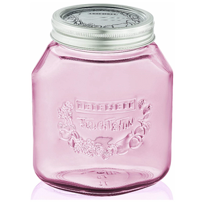 12oz color glass mason jar with metal lid and straw