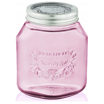 12oz color glass mason jar with metal lid and straw