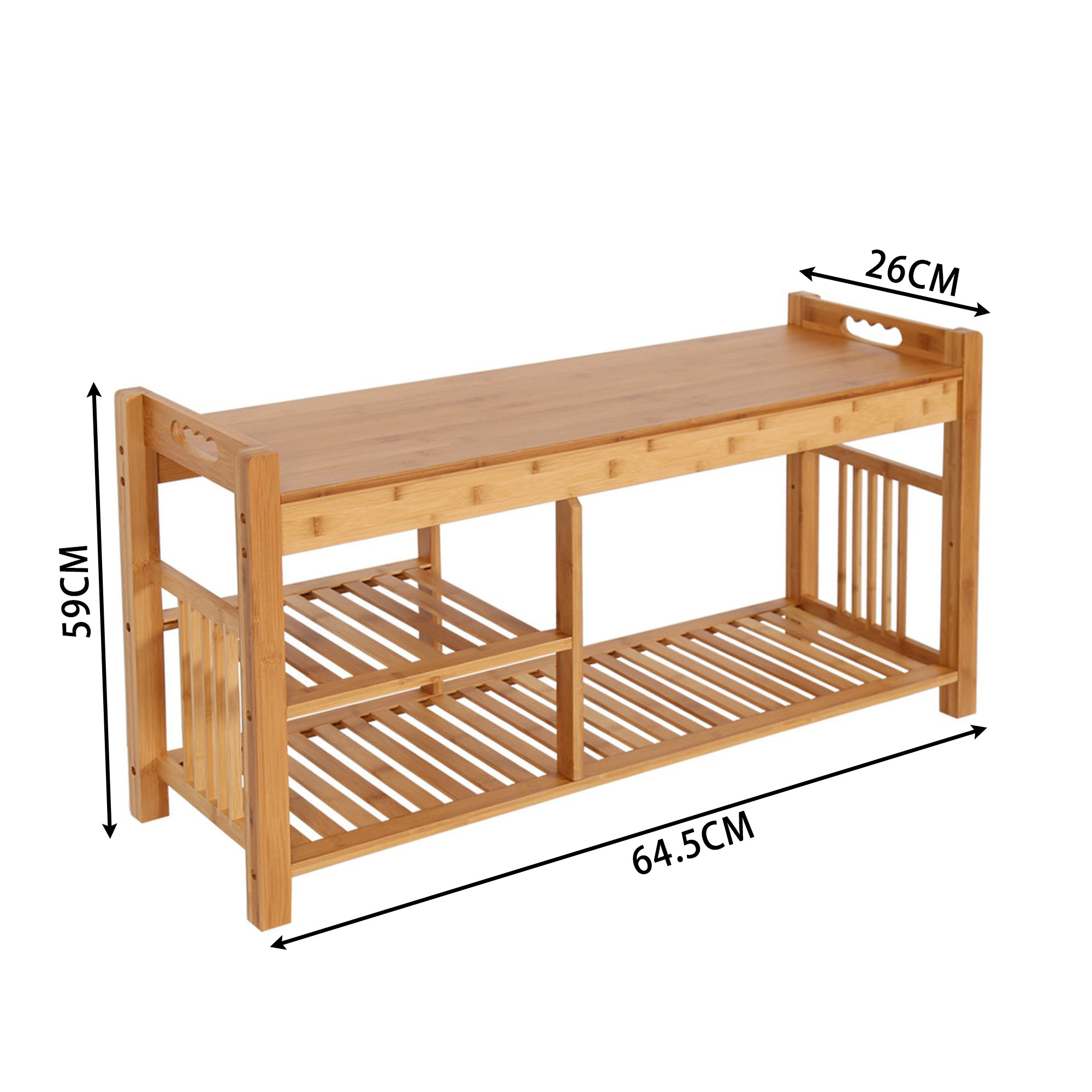 Wholesale Home Furniture Bamboo Wooden Combined Shoe Rack Bench Seat Storage Organizer Box With Soft Seat Cushion