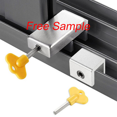 Sliding Window Locks Door Security Locks Window Stopper Window Security Bars Key Aluminum Alloy Windows Security Locks