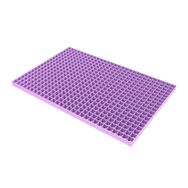 King Size Memory Foam Bedroom Violet Resin TPE Cool Vented with Gel Grid Mattress Topper Protector