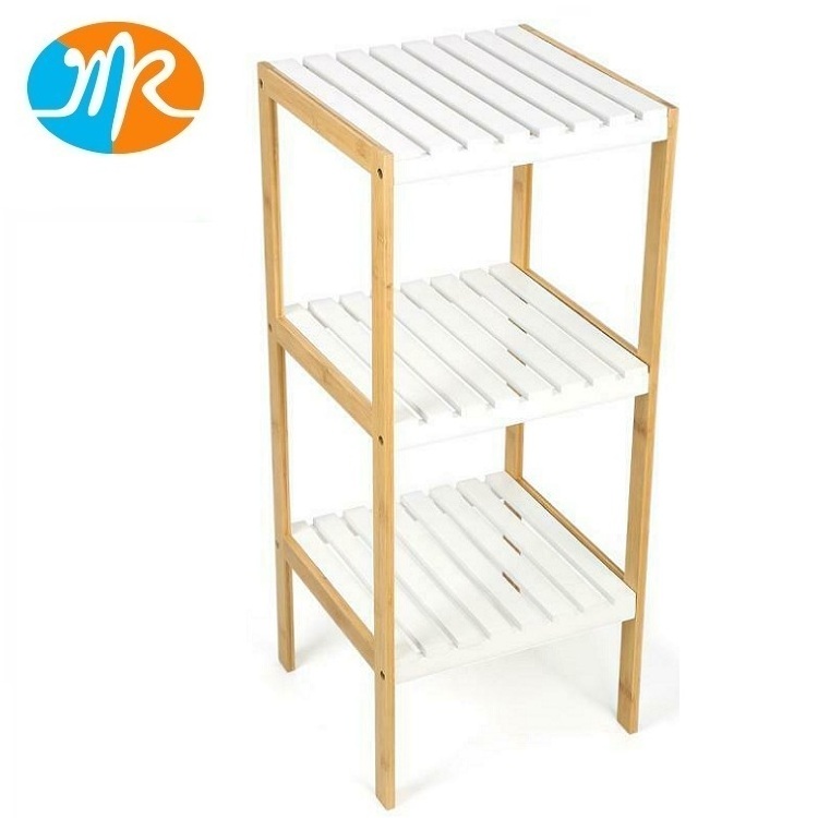 BAMBOO 3 tier shelf unit storage racking shelves garage warehouse shed