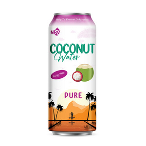 soft drinks wholesale Coconut Water With Mangosteen Flavor 500ml Can - Buy Pure Coconut Water