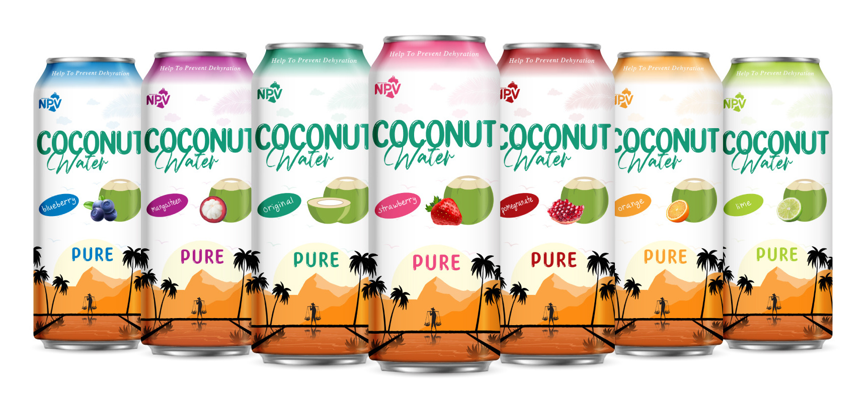 soft drinks wholesale Coconut Water With Mangosteen Flavor 500ml Can - Buy Pure Coconut Water