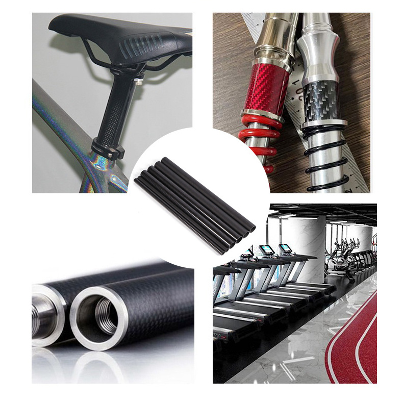 High Quality Carbon Fiber Tube Customized 1K 2K 3K Twill Weave/Plain Weave Light Round Carbon Fiber Composite Tube