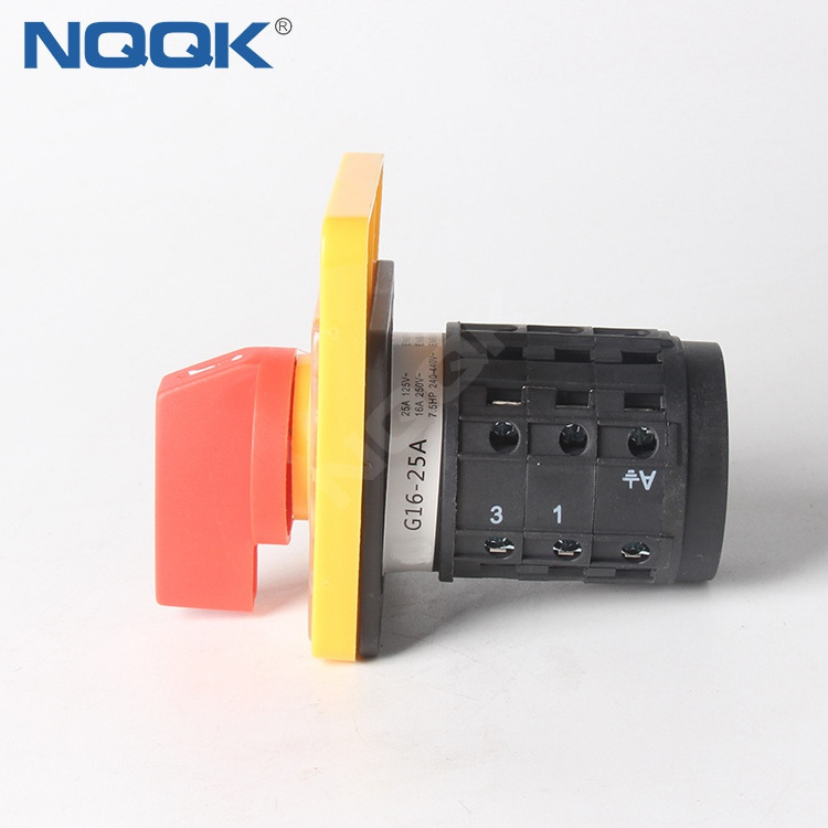 5 position 4 poles rotary switch / transfer switch / changeover cam switch