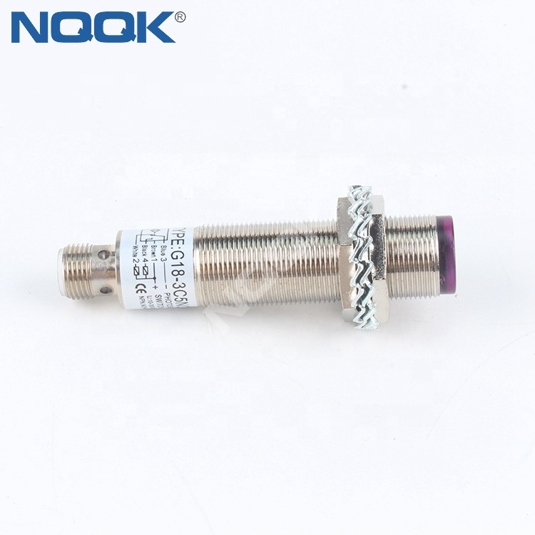 E18 3C5NCT 5m PNP NO NC IP67 Trough Beam type Infrared Photoelectric Sensor Switch