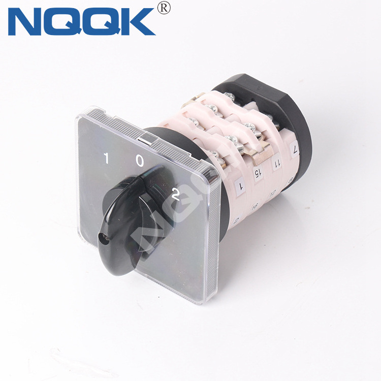 LW31-25 25A waterproof 4 position rotary cam switch for electric motors