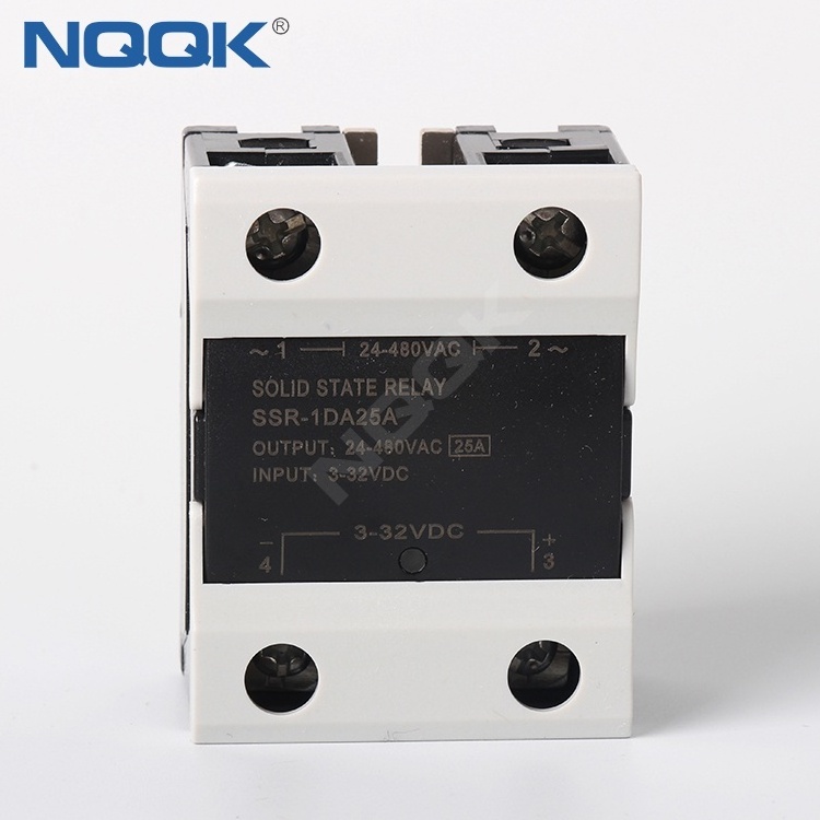 OEM SSR-25DA 25A DC to AC Single phase direct current SSR solid state relay