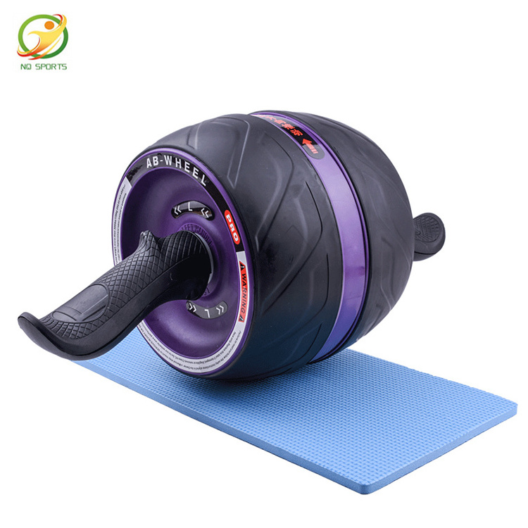 Home Gym Fitness Equipment Portable Abdominal Muscle Training 6 in 1 AB Wheel Roller Kit with Mat