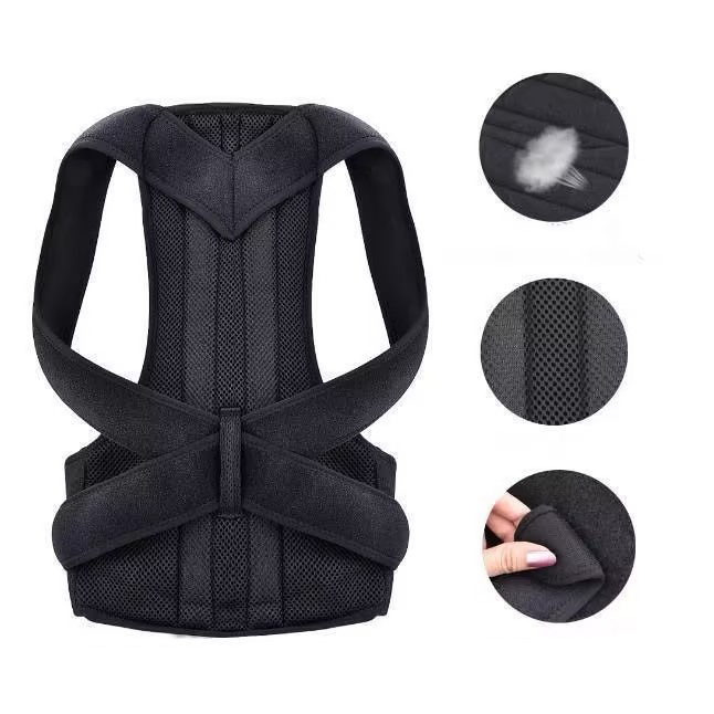 Men's Back Posture Corrector Back Braces Belts Lumbar Support Belt Strap Adjustable Back Posture Corrector Belt