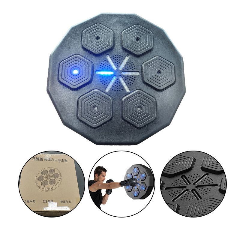 NQ Home Boxing Target Trainer Training Fitness Wall Target Pad Light Up Smart Music Boxing Machine For Adult With Bluetooth