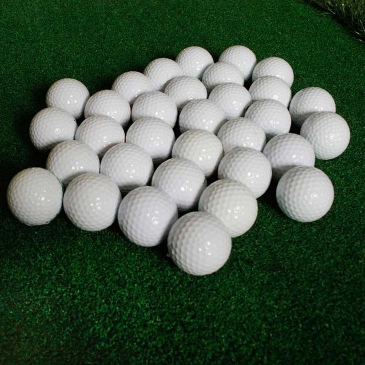 Custom Printing Logo Stamps White Color Practice Match Golf Ball Retriever for Professional Nassau Golf Balls