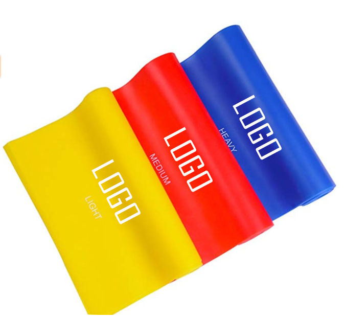 NQSPORTS Multi-color Latex Yoga Tension Bands Stretching Bands Deep Squat Yoga Resistance Bands