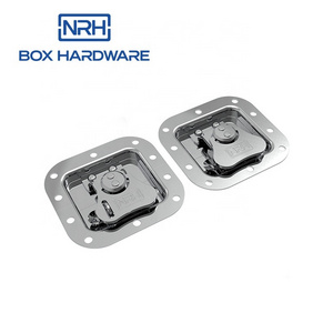 NRH 6(1) Heavy duty OEM ODM metal stamping polished stainless steel butterfly toggle latch twist turn hasp latch