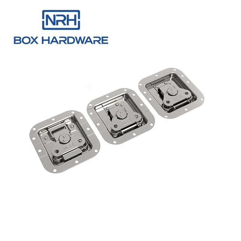 NRH 6(1) Heavy duty OEM ODM metal stamping polished stainless steel butterfly toggle latch twist turn hasp latch