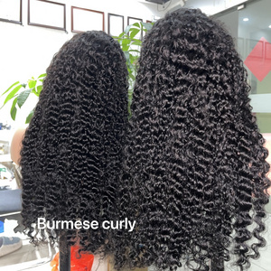 wholesale cuticle aligned human hair Weave bundles unprocessed 100 raw vietnam burmese curly human hair