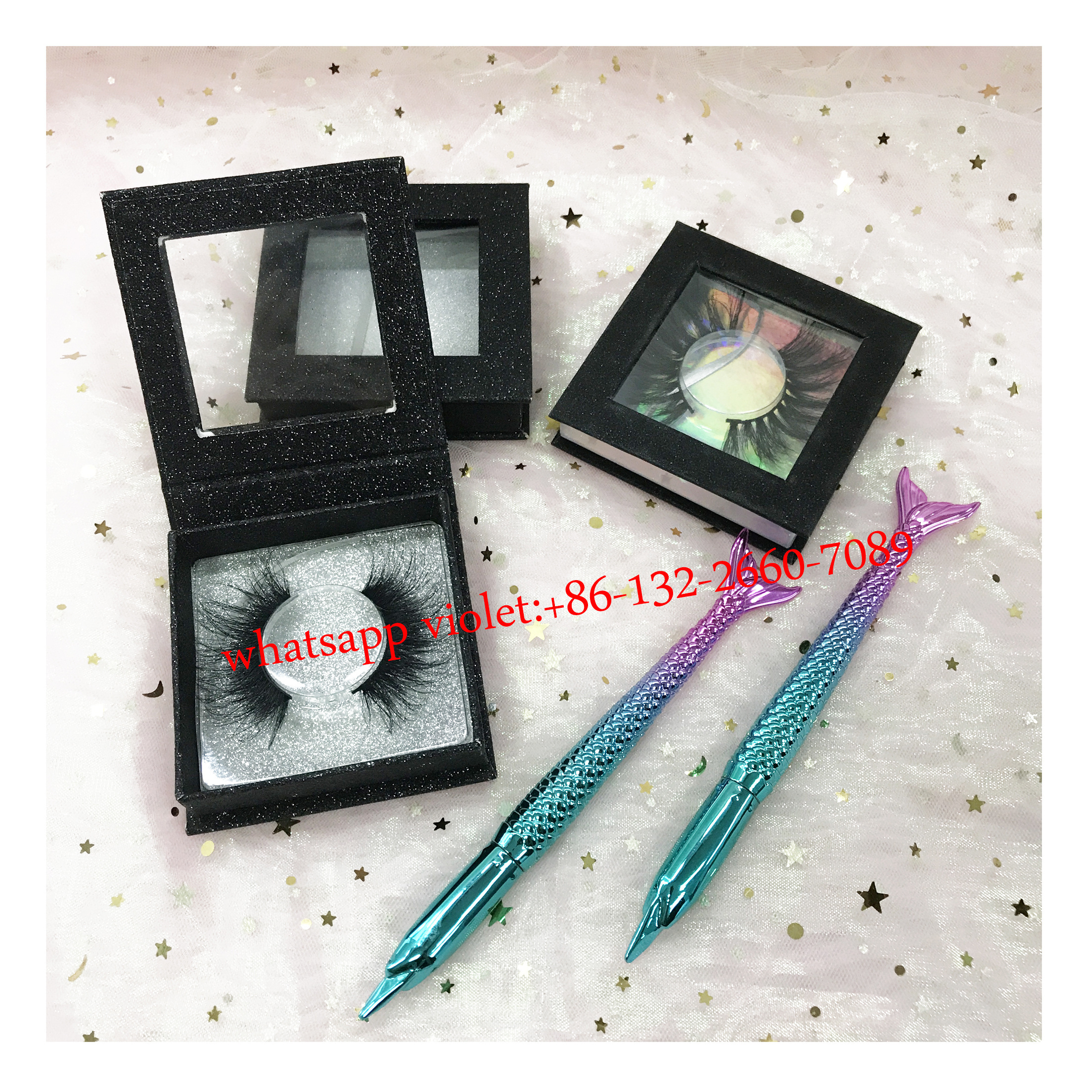 Hot Seller Product adhesive pen Waterproof Black And Colorful Color Lash Glue Pen