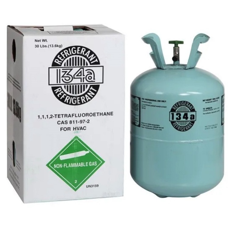 HFC-134a R134a Refrigerant Gas 13.6KG/30lb r134a refrigerant gas r410a refrigerant gas